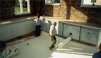 preparing for new vinyl liner
