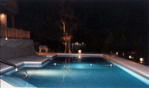 photo of pool at night Montgomery, IL